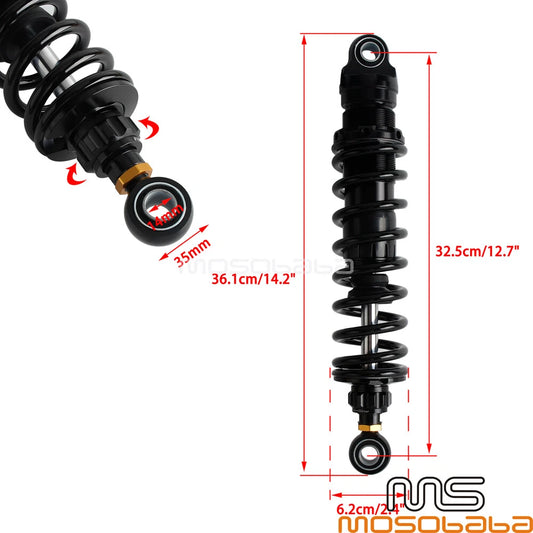 13" Rear Suspension Shocks for Harley Touring Street Glide FLHX (1990-2023)