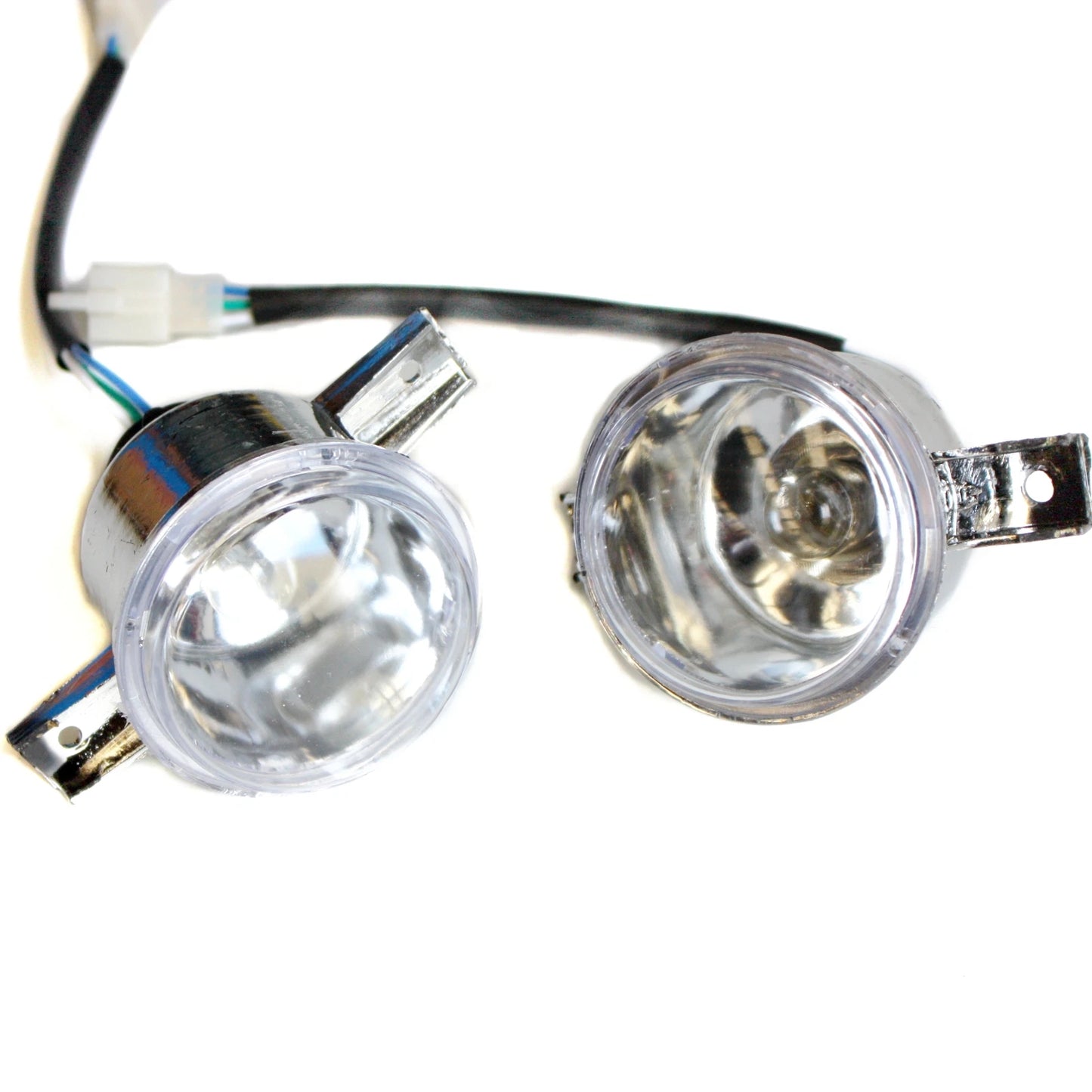12V  Left Right Headlight Lamps for 110cc 125cc Bull Farm Quad ATV