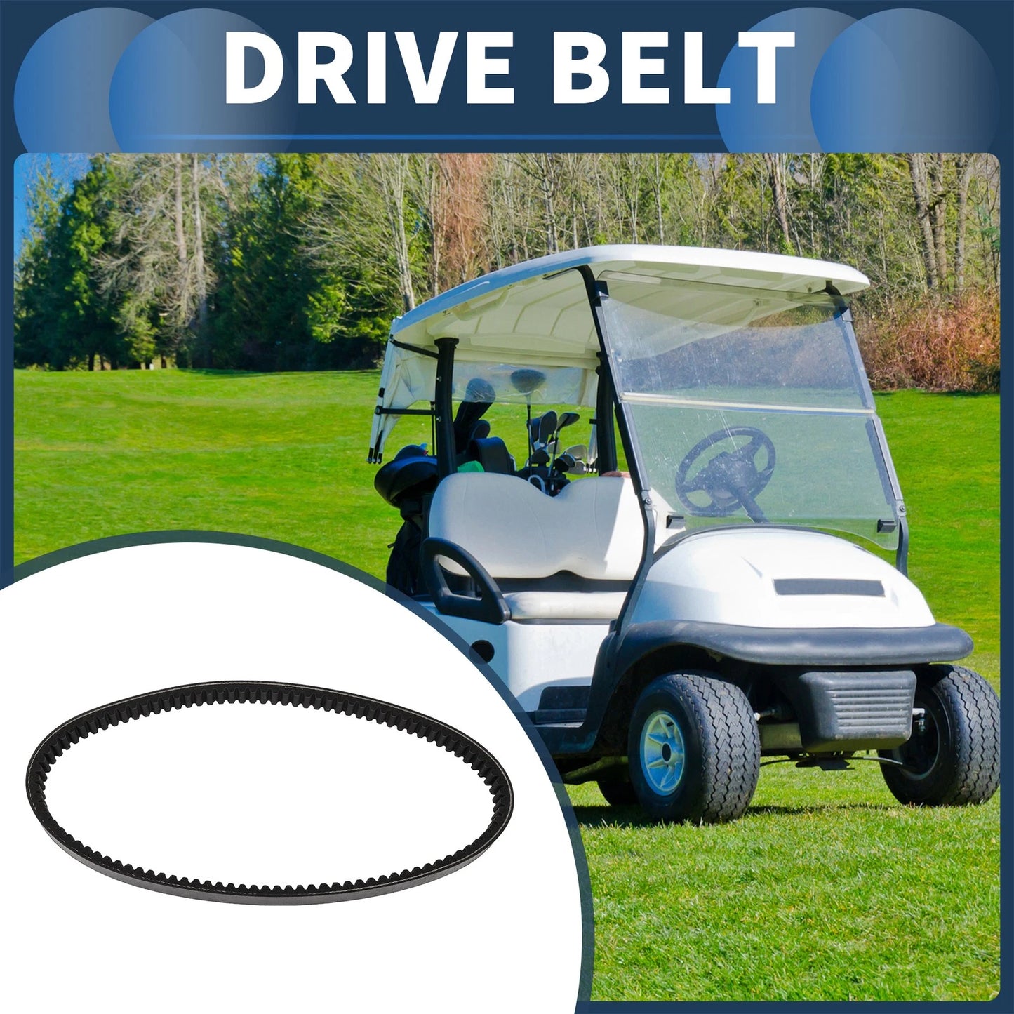 Drive Belt V-Belt for Yamaha G2/G8/G9/G11/G14/G16/G19/G20/G21/G22