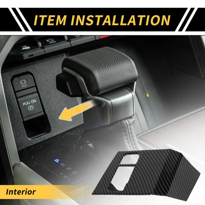 Carbon Fiber Electronic Handbrake Frame Cover for Toyota Tundra (2022-2024)