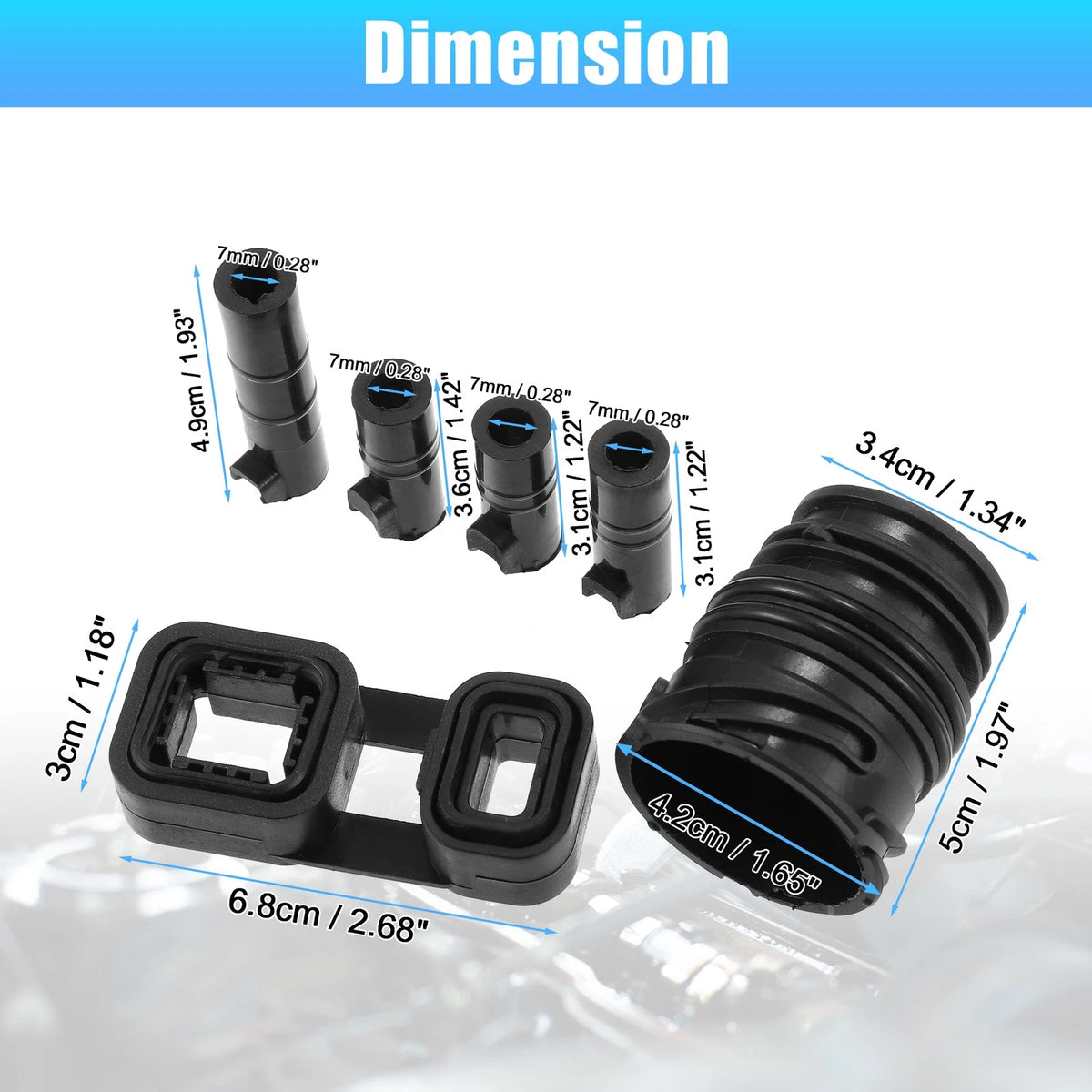 Car Valve Body to Case Sleeve Seal Kit for BMW X3 (2004-2010)