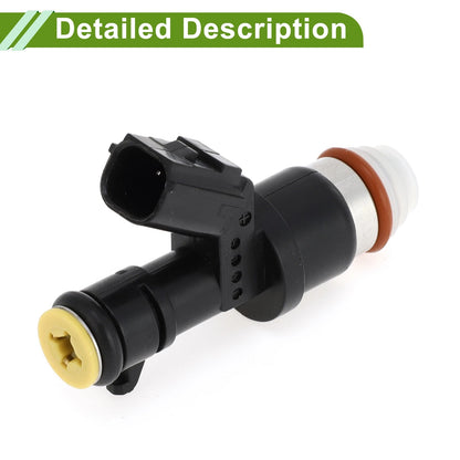 Fuel Injector 16450R40A01 for Honda Civic Si 2012-2015 (1 Pc) Black
