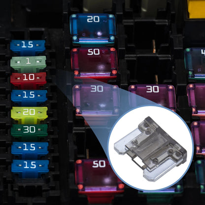 Micro Fuse 100 Pcs 2A Blade Fuse for Car Boat Truck RV Motorcycle