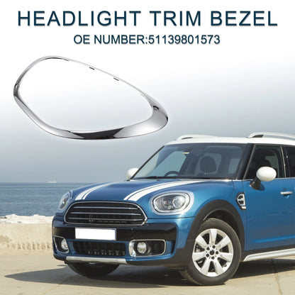Front Left Headlight Trim Bezel for Mini Cooper Countryman (2011-2016)