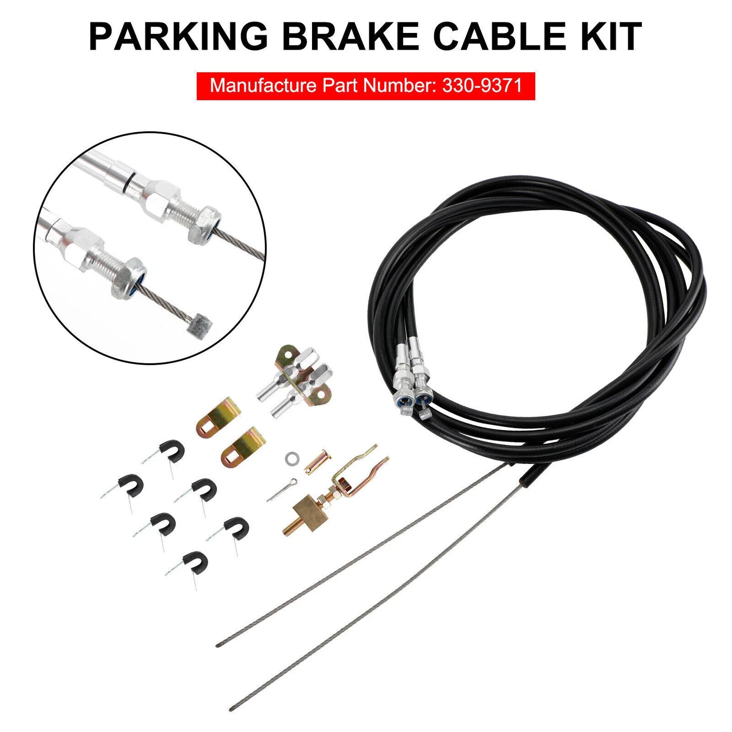 Rear Parking Brake E-Brake Cable for Wilwood (2010-2023)