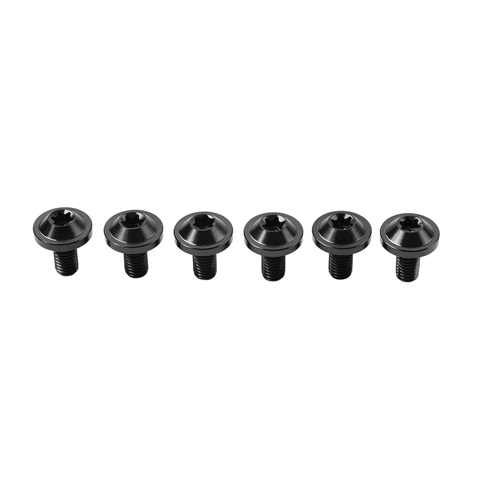 6 x M5x15mm Titanium Bolts Truss Torx Screws for Motorcycle Bike