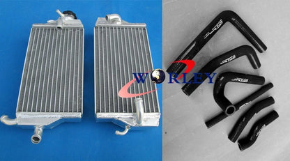 Aluminum Radiator + Black Hose for Honda CR250 CR250R (2000-2001)