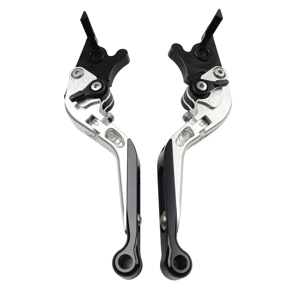 CNC Silver Extendable Brake Clutch Levers for STREET TWIN THRUXTON/StreetCup