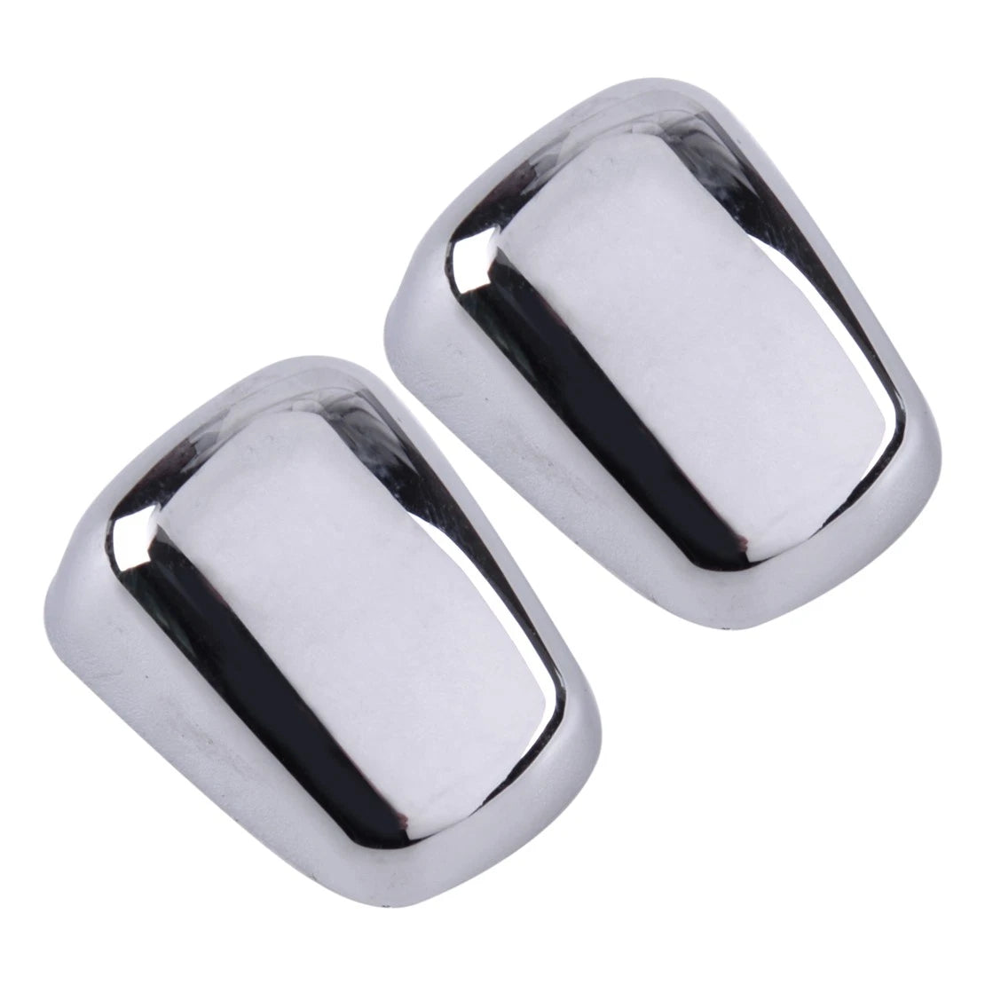 2 x Chrome Windshield Wiper Nozzle Covers for Jeep Compass Patriot (2007-2017)