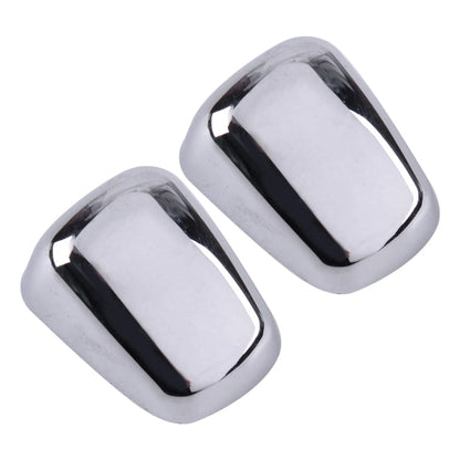 2 x Chrome Windshield Wiper Nozzle Covers for Jeep Compass Patriot (2007-2017)