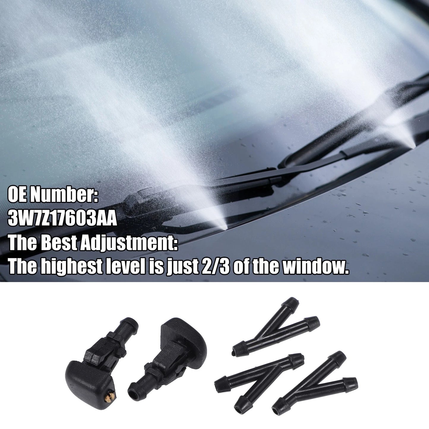 Windshield Washer Nozzle Set for Ford Crown (2010-2011)