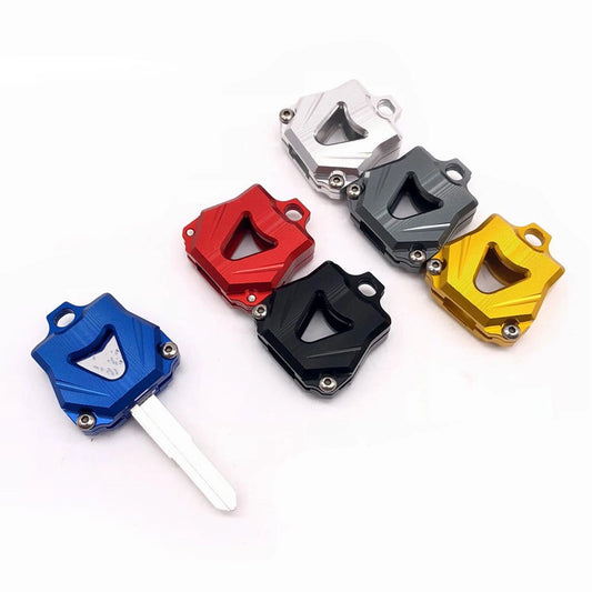 1x Black Key Case Cover for Yamaha R3 R15 R1 R6 MT-07 MT-09 MT-10 FZ6 FZ8 (2015-2023)