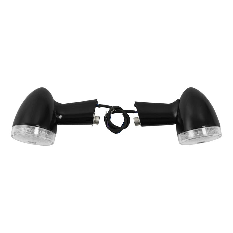 Rear Turn Signal Lights for Harley Touring (2009-2024) & Softail (2000-2025) Black
