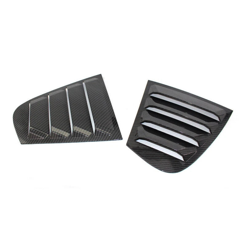 2 x Carbon Fiber Quarter Window Louvers for BMW 3-Series F30 (2013-2018)