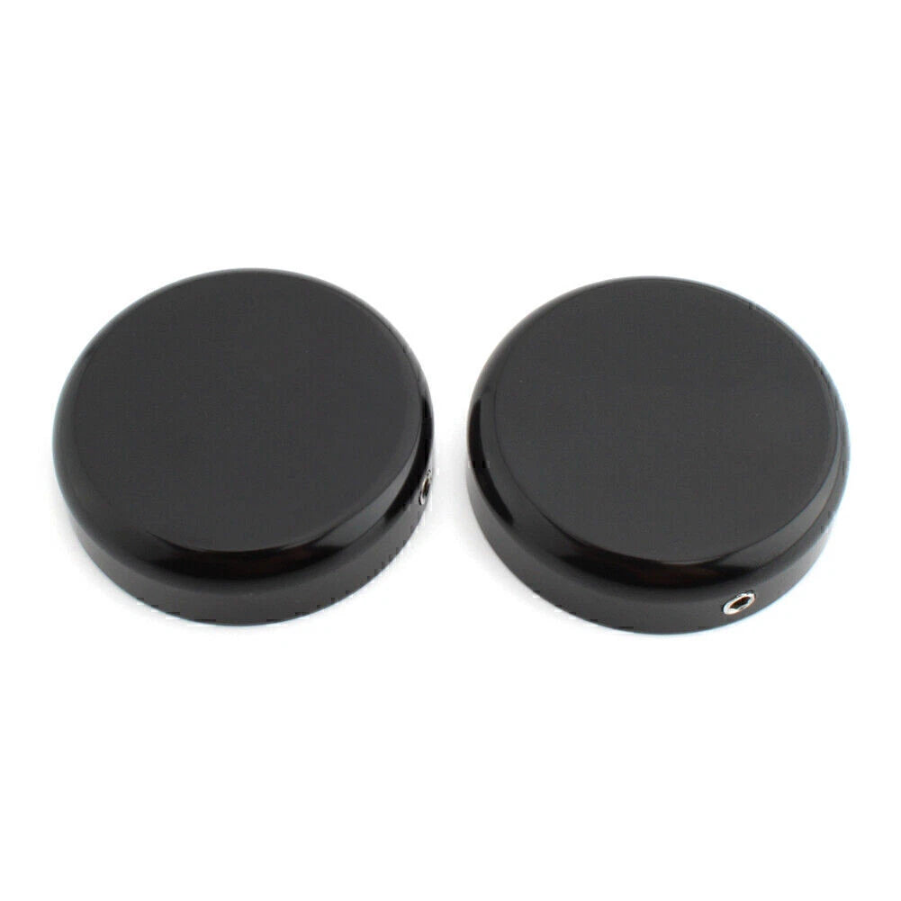 Gloss Black CNC Upper Fork Caps for HARLEY SOFTAIL STREET BOB (2018-2020)