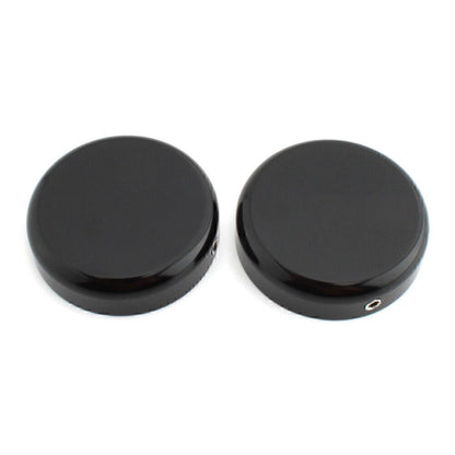 Gloss Black CNC Upper Fork Caps for HARLEY SOFTAIL STREET BOB (2018-2020)