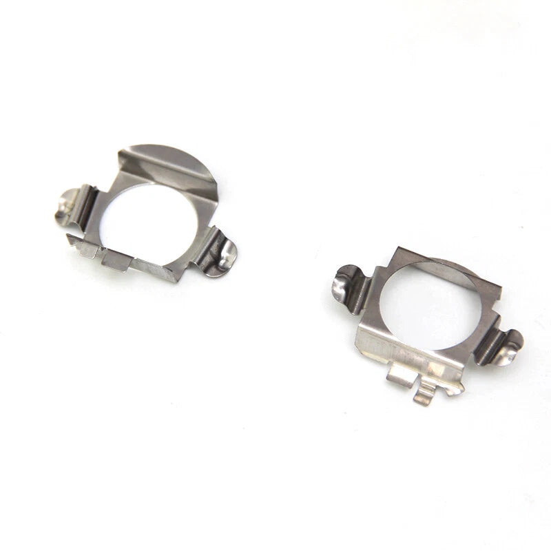2x H7 LED Headlight Bulbs Holder Adapters Cover Retainer fit for Benz BMW Audi