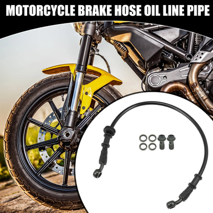 Brake Hose Set / 50cm 19.69" Universal 28 Degree Motorcycle Hydraulic Hose for MakeModel