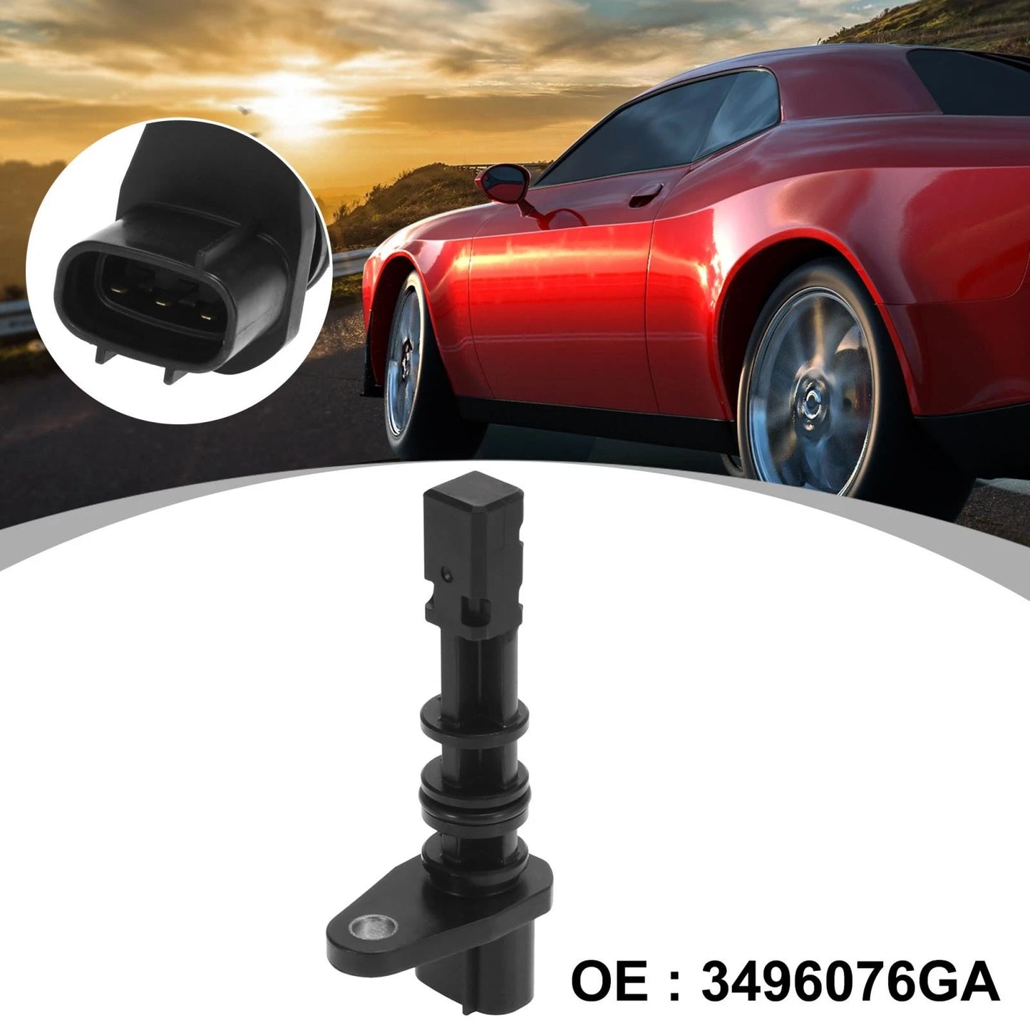 Black Transmission Speed Sensor for Suzuki Swift Ignis