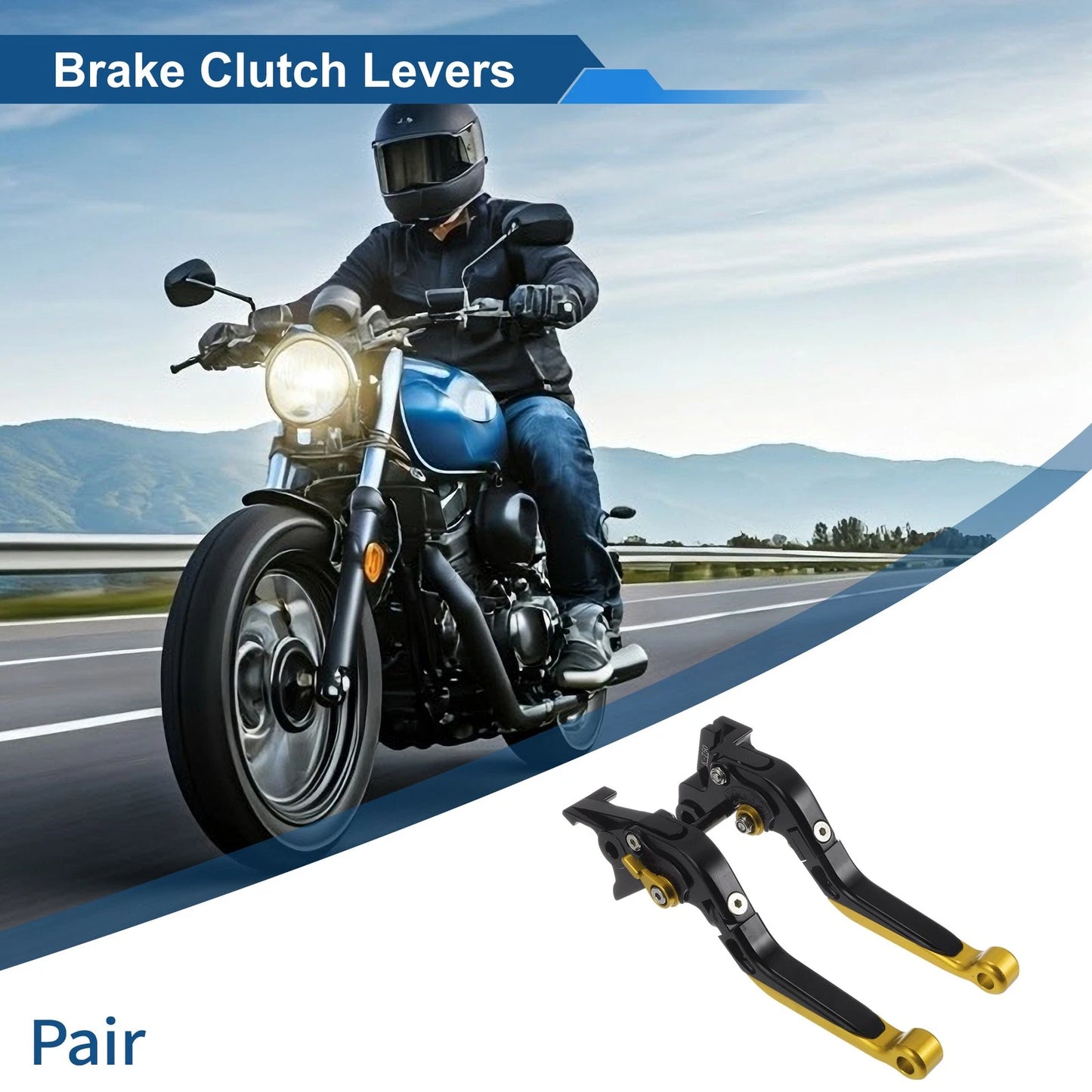 Levers / 2 x / Adjustable Short Long Brake Clutch for Kawasaki Vulcan S (2015–2024)