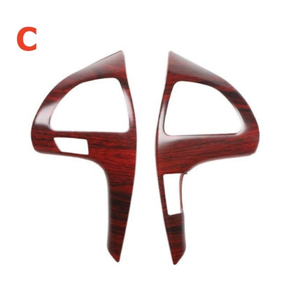 Wood Grain ABS Steering Wheel Strip Cover Trim for Toyota Highlander (2008–2013)