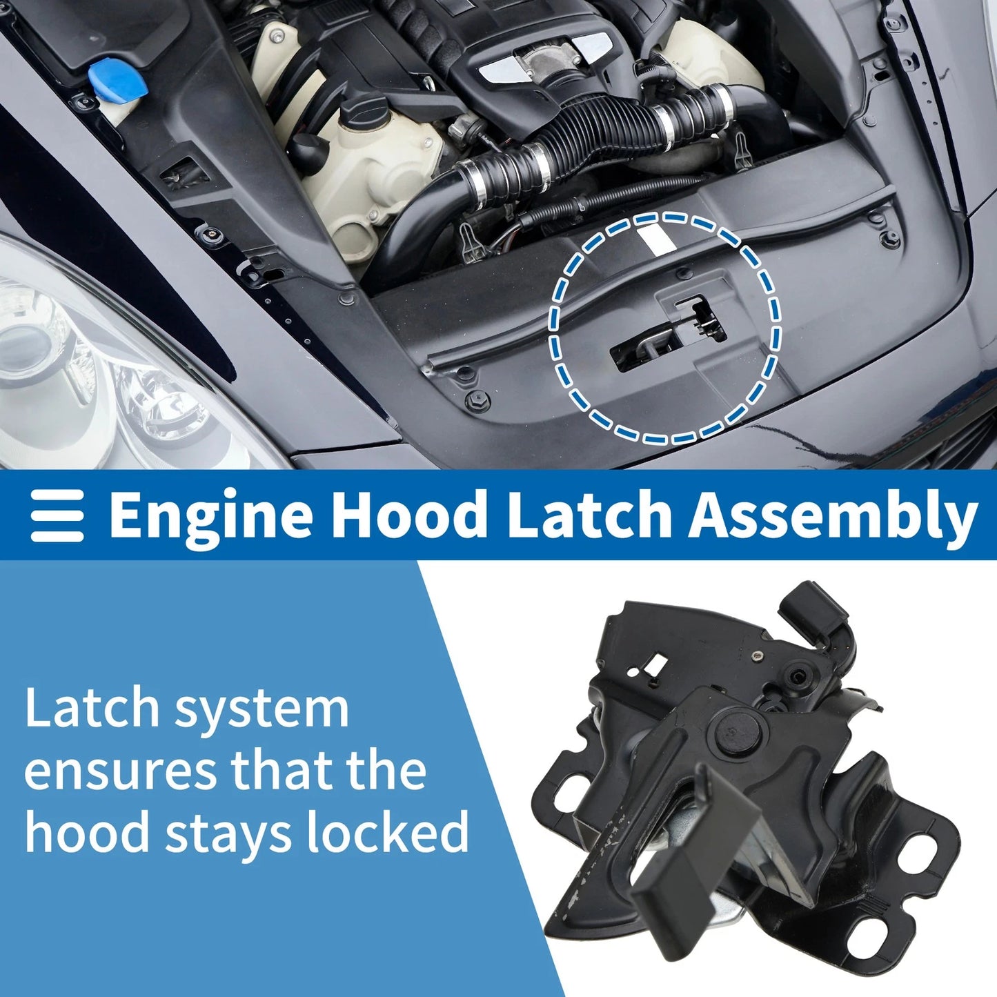 Hood Latch Assembly for Honda Civic (2016-2021)