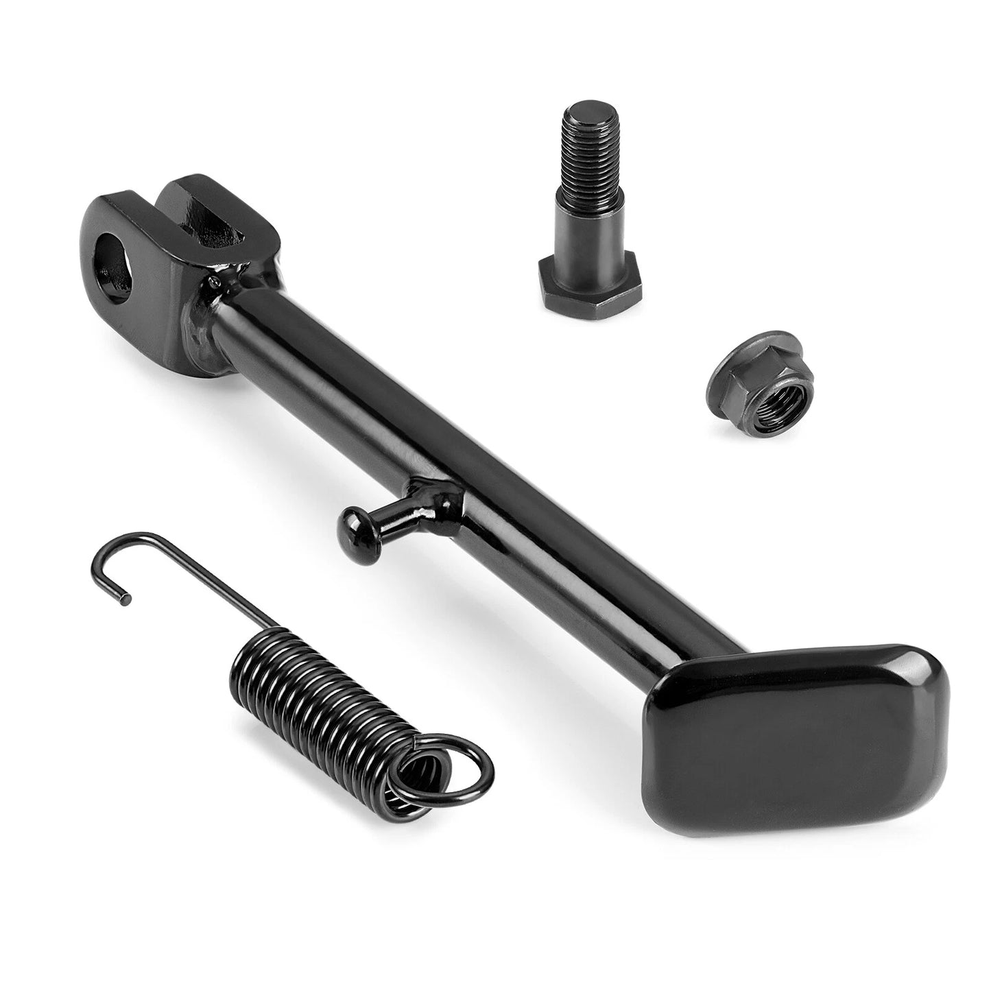 Side Kick Stand Assembly w/ Spring Bolt for Honda CRF50F (2004–2012)