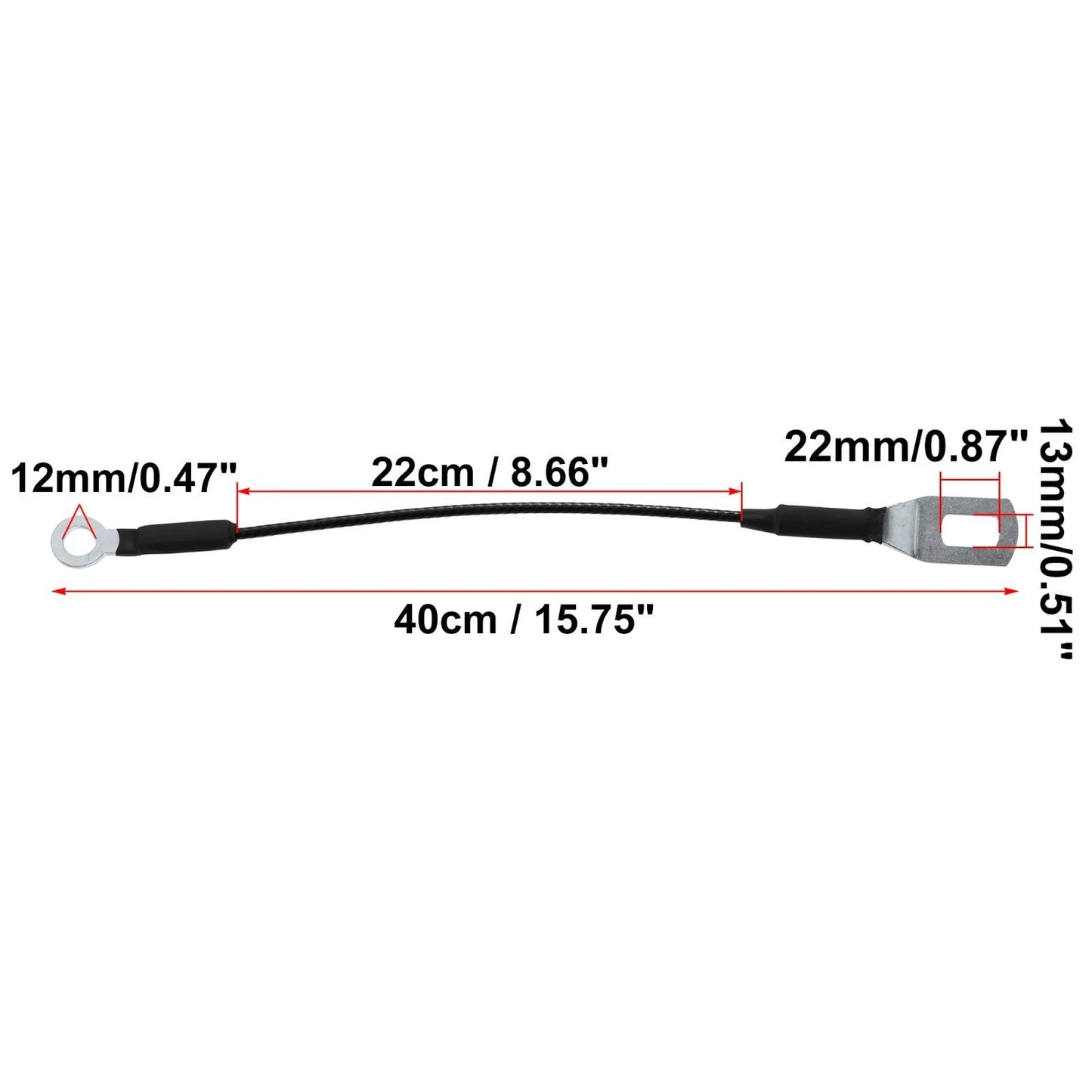 Tailgate Cables Support Straps for Toyota Tacoma (1995-2003)