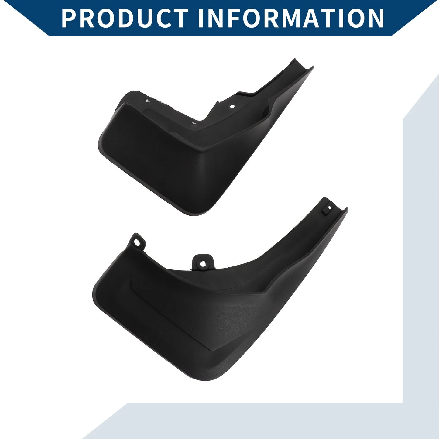 Mud Flaps Splash Guards 1 Set for BMW 7 Series (2017-2023)