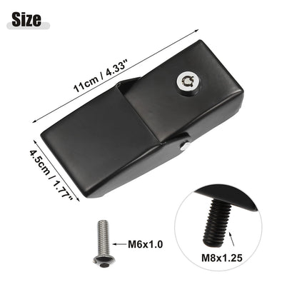 Front Hood Latches for Jeep Wrangler JK JL Black (2018-2023)