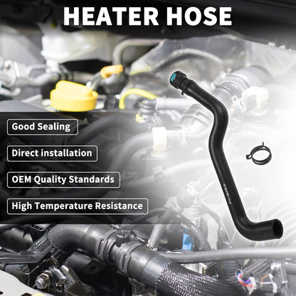Heater Hose for Ford B-Max, Fiesta (2012-2023, 2008-2023) - Black 1 Pc