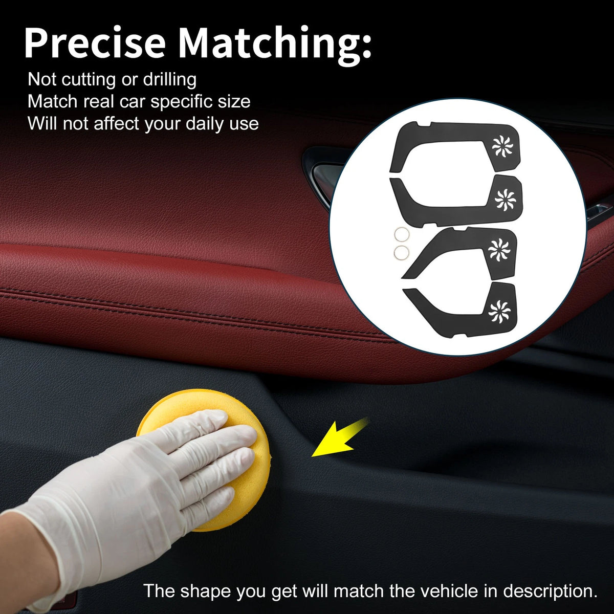 Anti Kick Pad Sticker Protector for Infiniti QX80 (2018-2021)