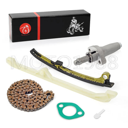 Tensioner Lifter & Cam Timing Chain + Guide for HONDA Rincon (2003–2022)