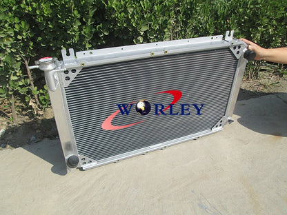 Aluminum Radiator + Fan for Nissan Patrol GQ Y60 (1997-2000)