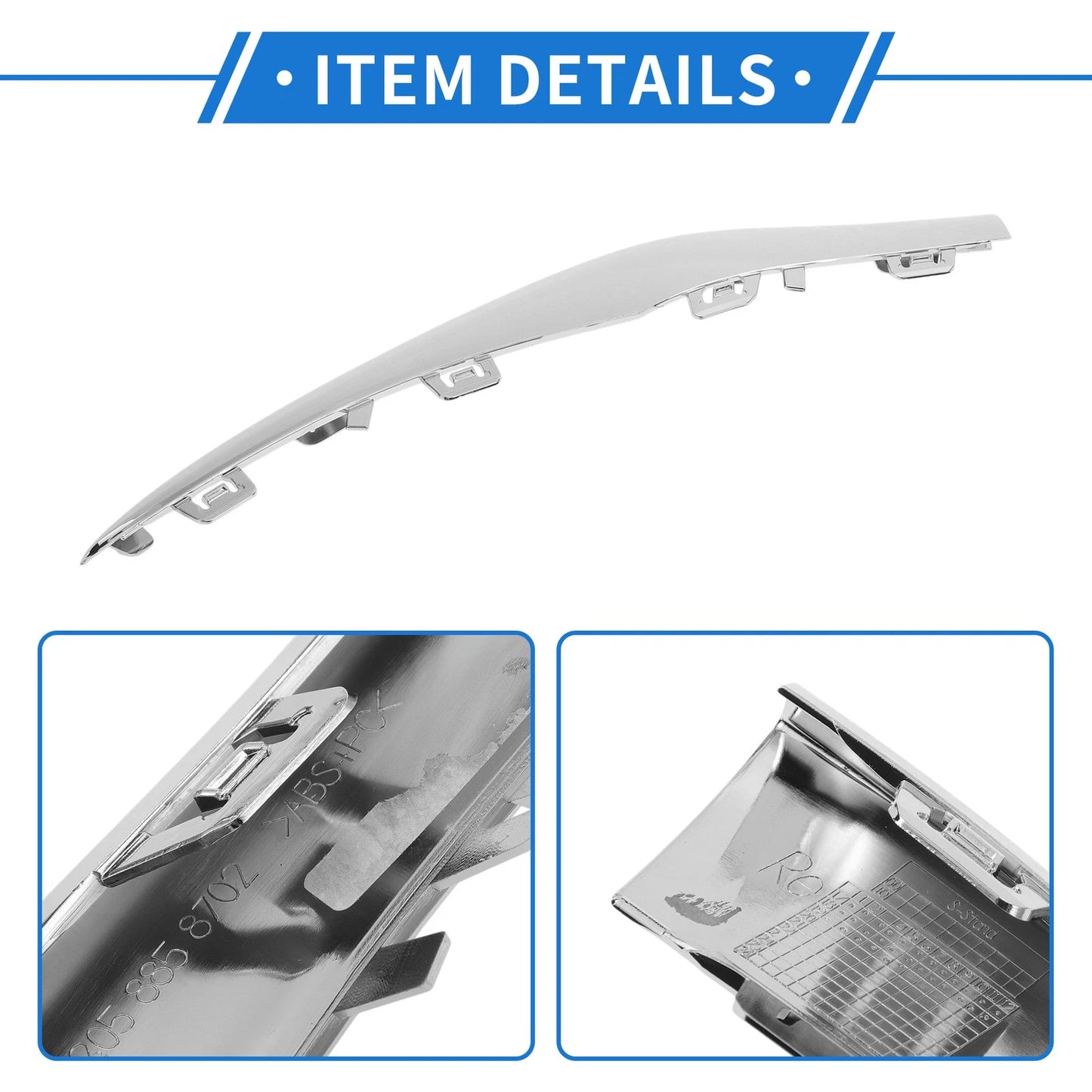 Front Right Bumper Grille Trim for Mercedes-Benz W205 (2019-2021)
