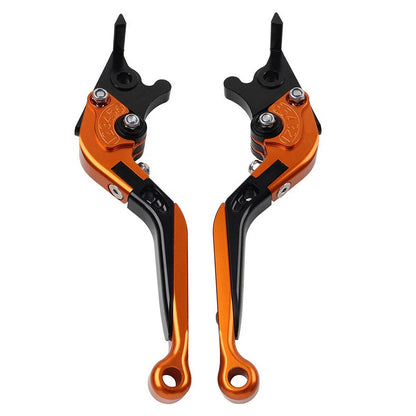 Orange Extendable Brake Clutch Levers for Kawasaki Z1000 ZX6R (2007-2018)