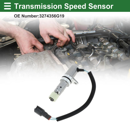 Transmission Speed Sensor for Nissan Pickup NP300 (2003-2018) 1 Pc Black