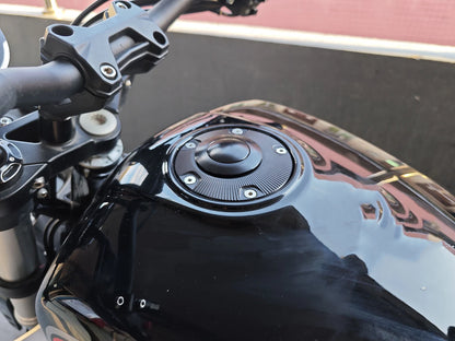 Black Fuel Tank Cap for Harley X350 (2023) - Aluminium 1 x Oil Cap