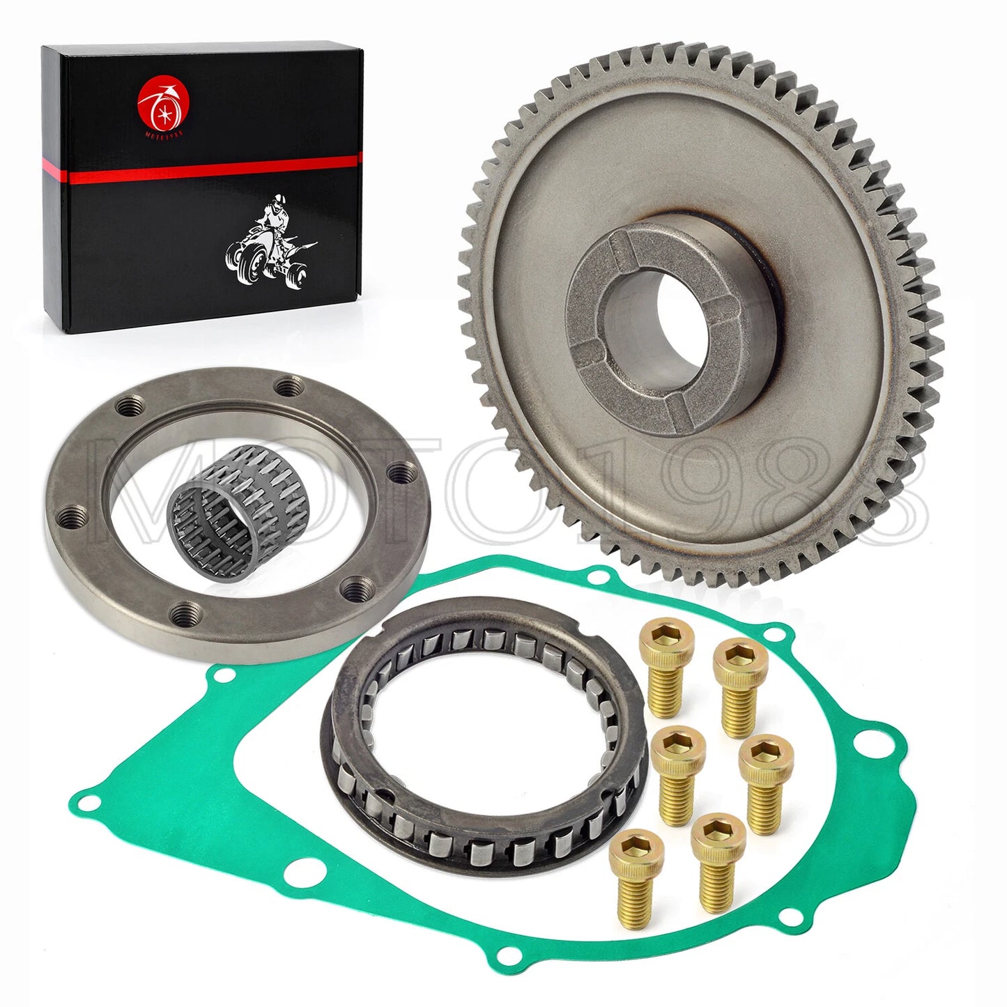 Starter Clutch One-Way Bearing Idler Kit for Yamaha Kodiak 400 (1994–1998)