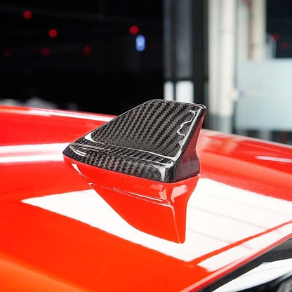 Real Carbon Fiber Antenna Cover Trim for Ford Mustang 2024