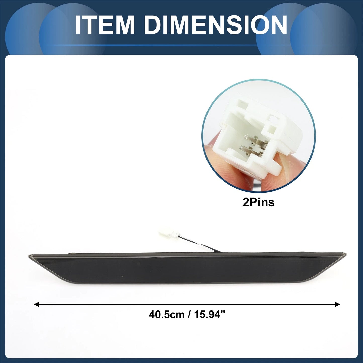 LED Third Brake Light for Nissan X-Trail T31 (2008-2013) Black Housing