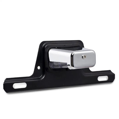 LED License Plate Light Bracket for Chrome Motorcycle Boat ATV Van (Waterproof)
