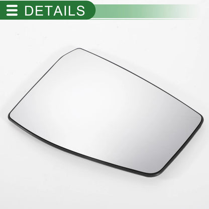 Right Side White Mirror Glass with Back Convex for Ford Tourneo