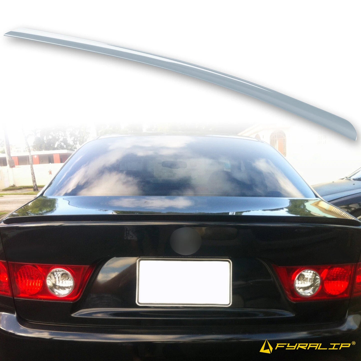 Boot Lip Spoiler for Honda TSX (2004-2008) - B522M Meteor Silver