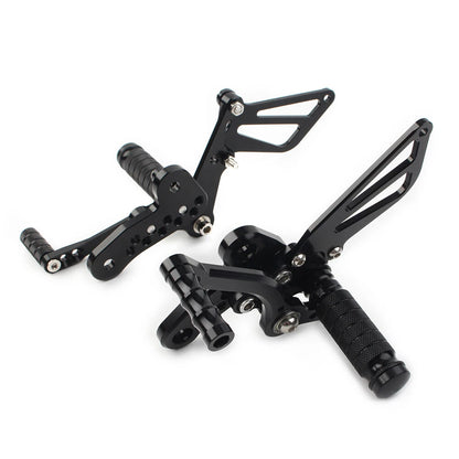 Rearset Foot Pegs for Suzuki Hayabusa GSX1300R (1999-2008) Black