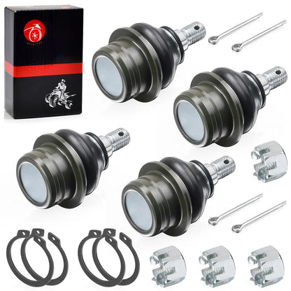 4x Upper & Lower Ball Joints for Suzuki KingQuad 750 LTA750X (2008–2023)
