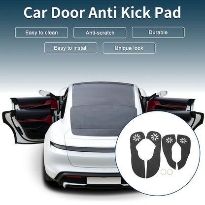 Anti Kick Pad Sticker Protector for Chevrolet Malibu Black (2012-2014)