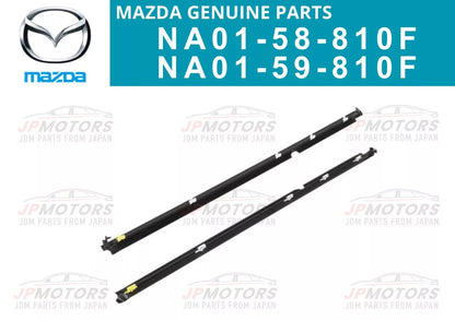2x Door Glass Weatherstrip Seal LH RH for Mazda MX-5 (1990–2005)