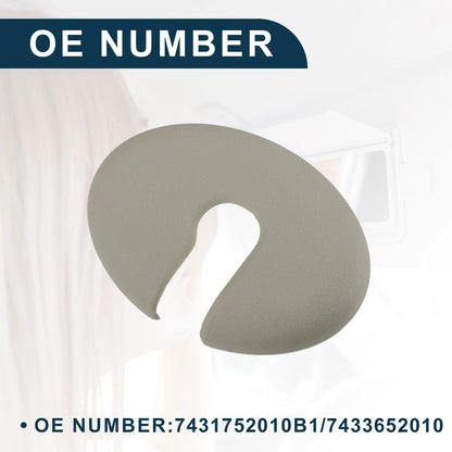 Makeup Mirror Cover for Scion - Grey (Fits Various Models)