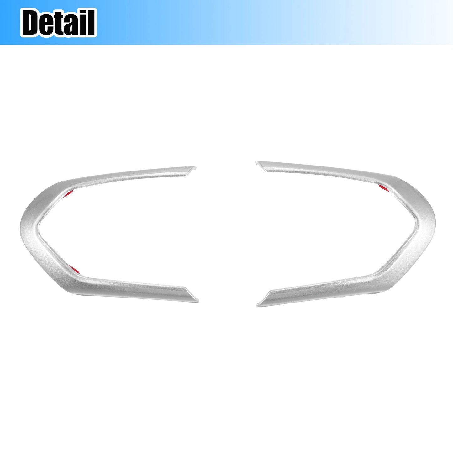 ABS Plastic Silver Tone Steering Wheel Cover Trim for BMW M2 (2016-2020)